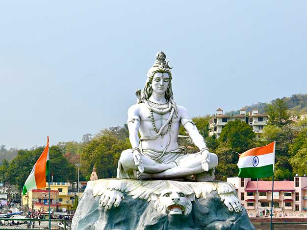 shiva idol in haridwar