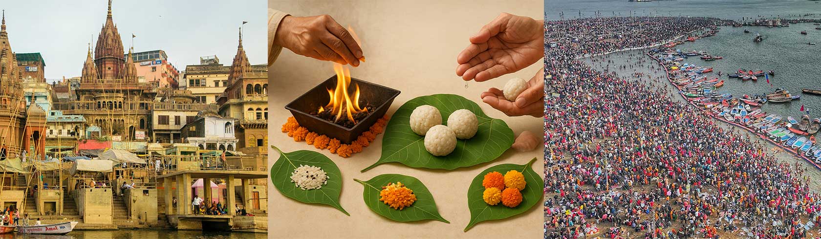 Triveni Sangam and Kashi Pind Daan Rituals Tour banner