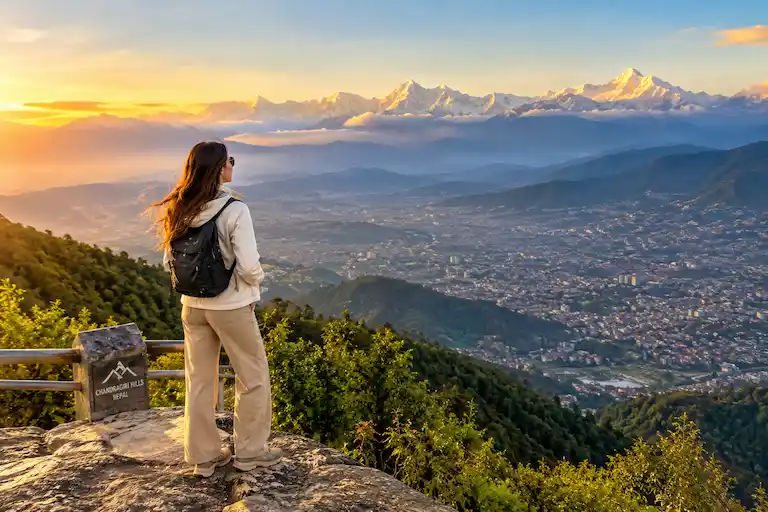 Chandragiri Hills Sunrise Panorama