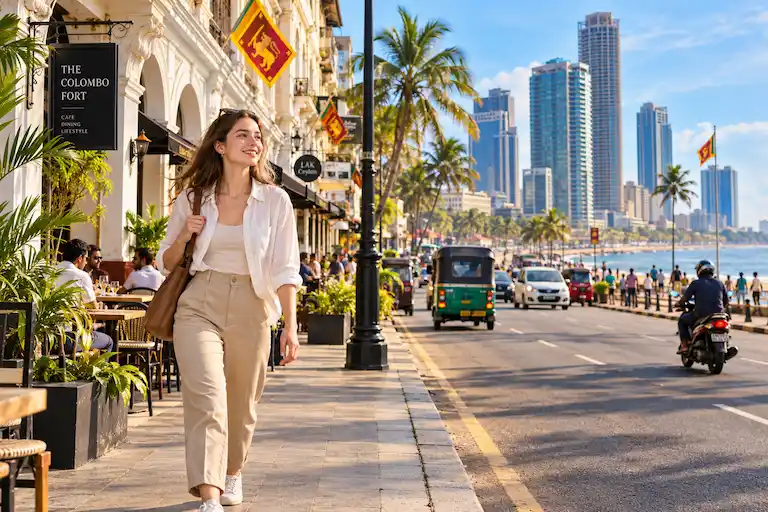 Colombo Coastal Café Stroll