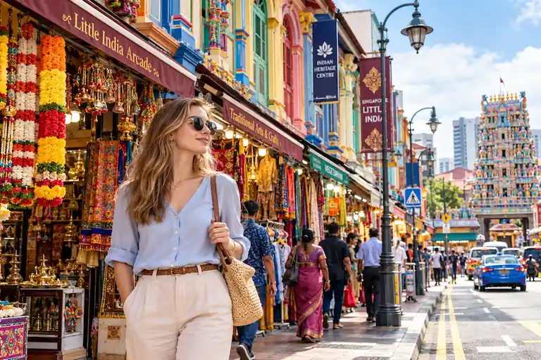 Colorful Little India Street Stroll