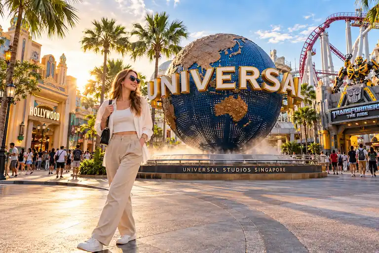 Golden-Hour Adventure at Universal Studios Singapore