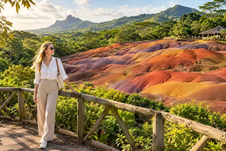 Golden Hour at Seven Colored Earths