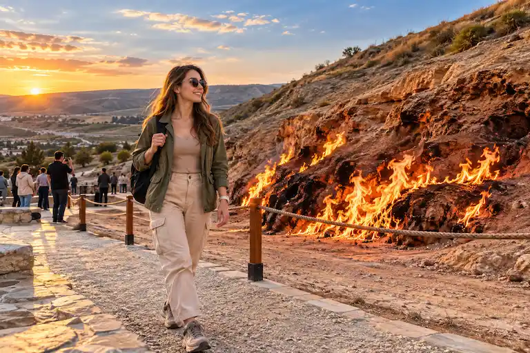 Golden Hour at the Eternal Flame