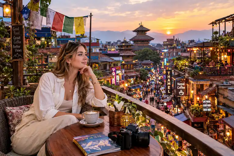 Golden Hour in Thamel