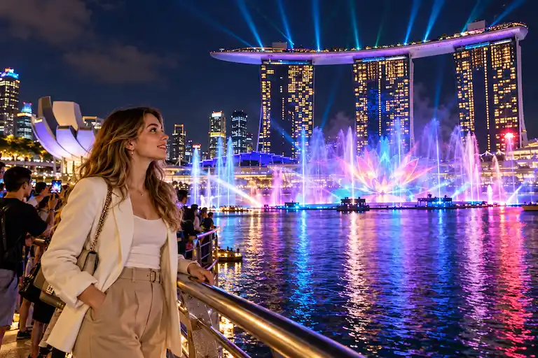 Marina Bay Spectra Night Show