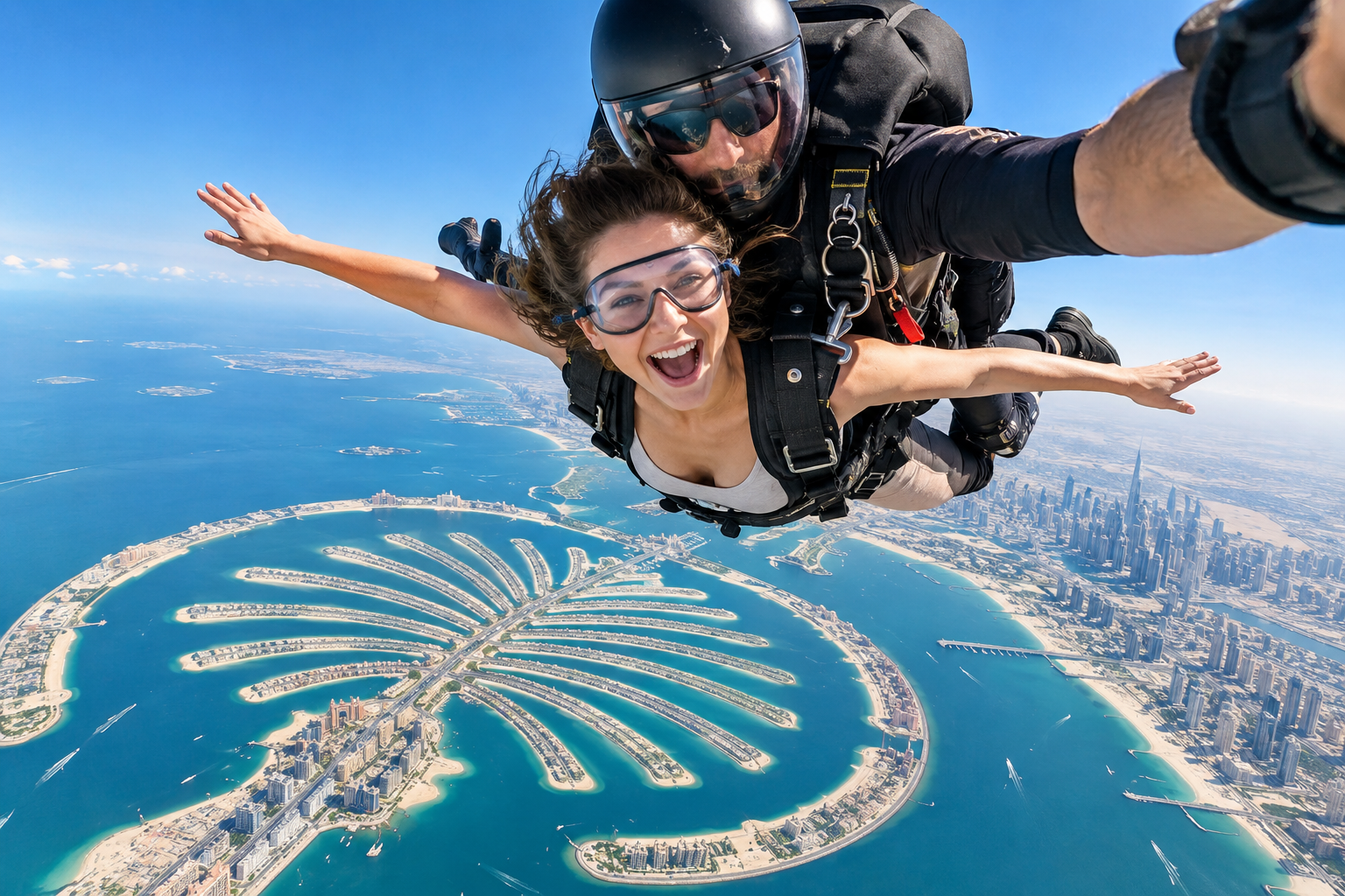 Tandem Skydive Over Palm Jumeirah (1)