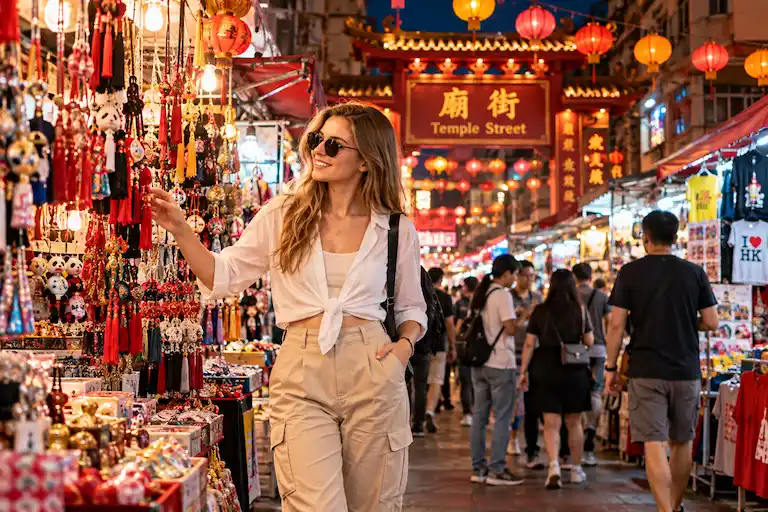 Temple Street Night Market Stroll