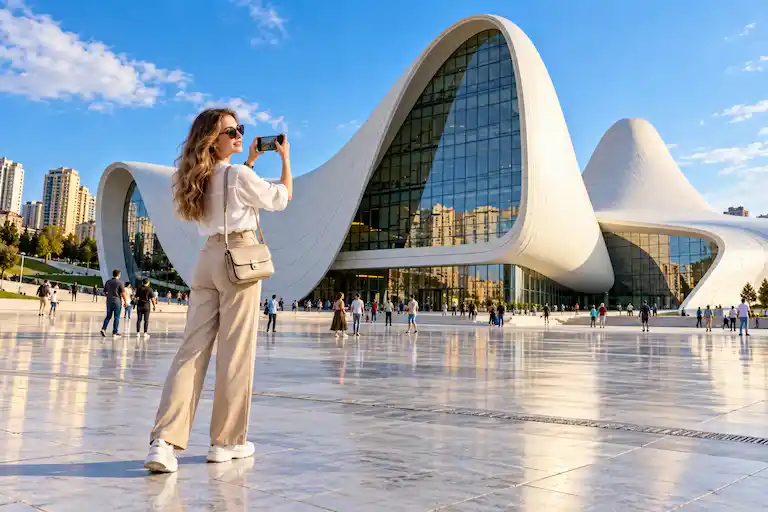 Tourist Captures Futuristic Curves