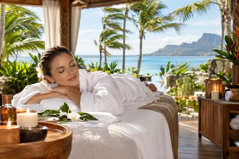 Tropical Oceanfront Spa Retreat